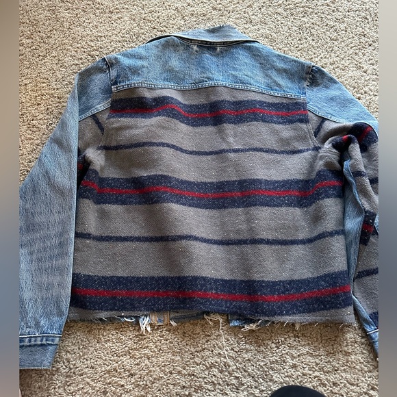 Levi’s oversized denim/mixed material jacket - Picture 4 of 4